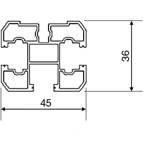 Dタイプ 柵縦材
